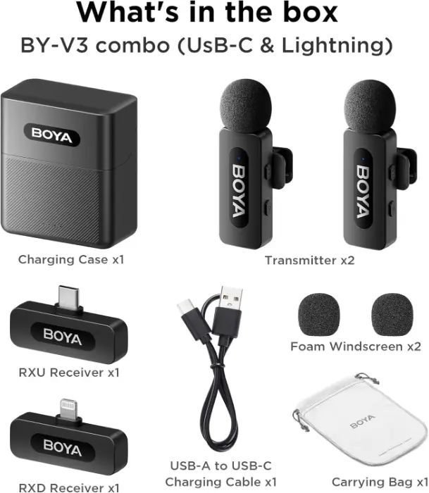 BOYA Wireless Mic Only 29 Days Use