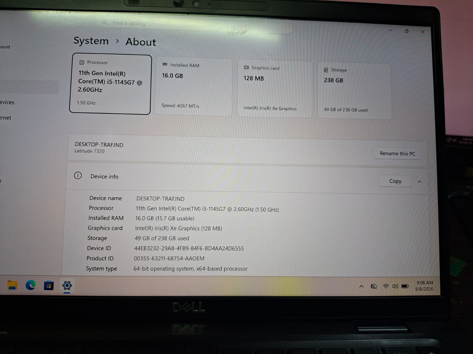 Dell 7320