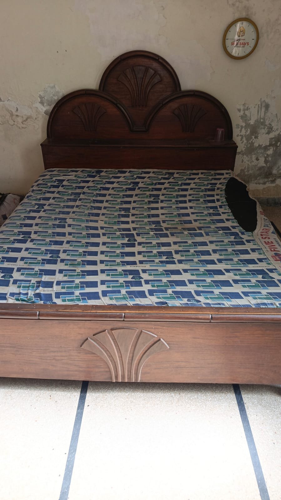 Double Bed with Mattress