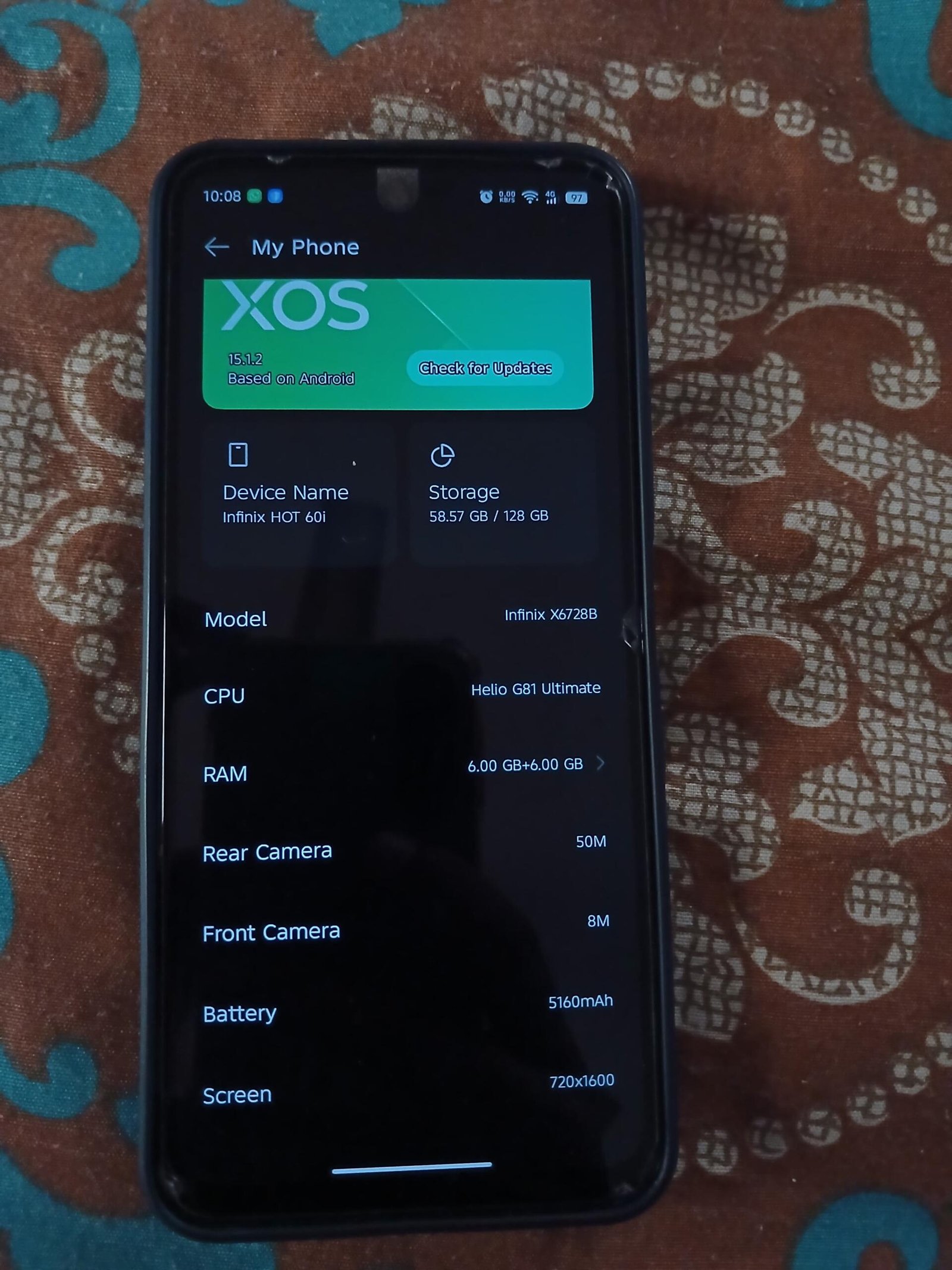 Infinix Hot 60i