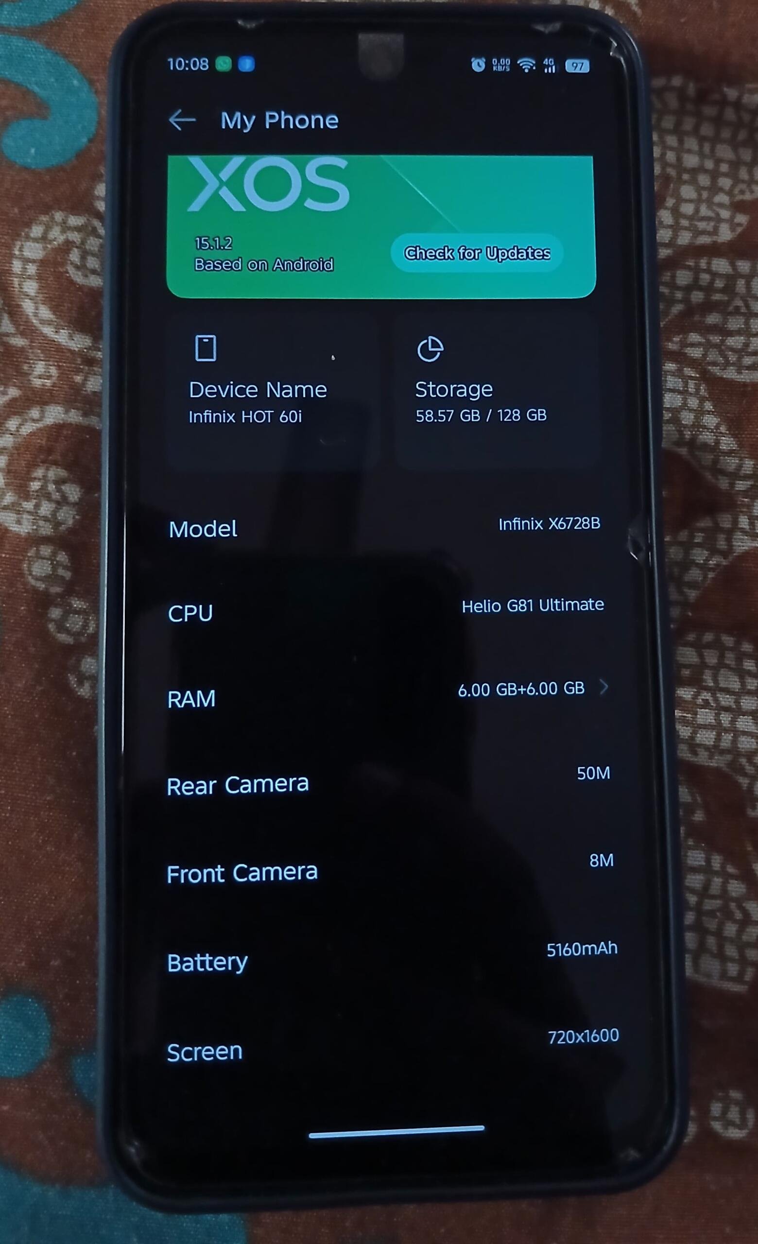 Infinix Hot 60i
