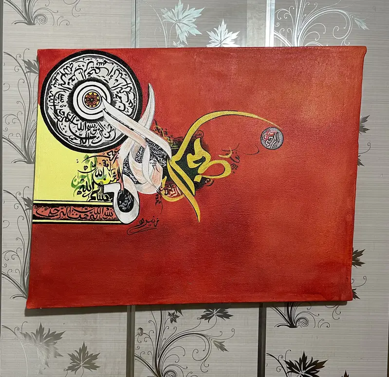 Handmade Acrylic colors Painting