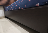 King size bed frame with slats, 2 night stands, mattress