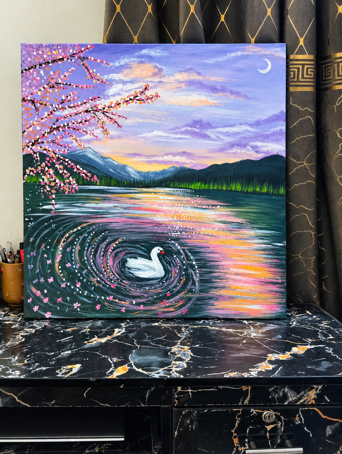 Acrylic painting