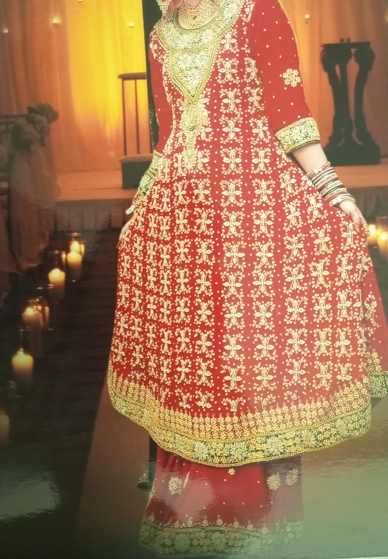 Maxi style bridal dress