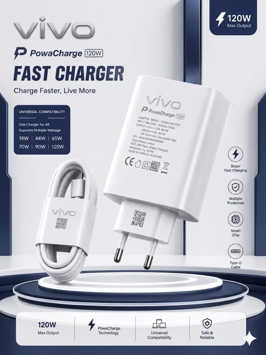 3-IN-1 TECHNO CHARGER – 120W