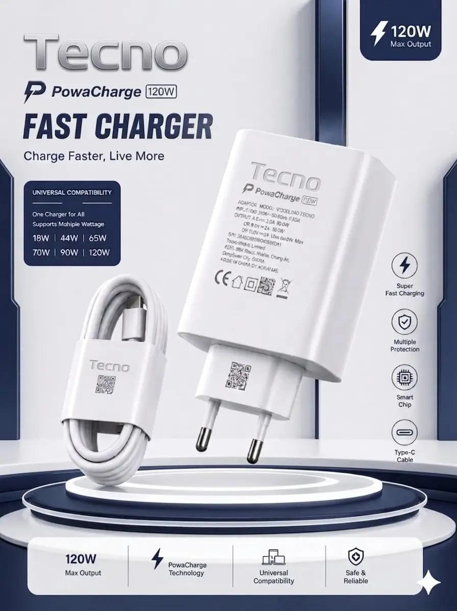 3-IN-1 TECHNO CHARGER – 120W