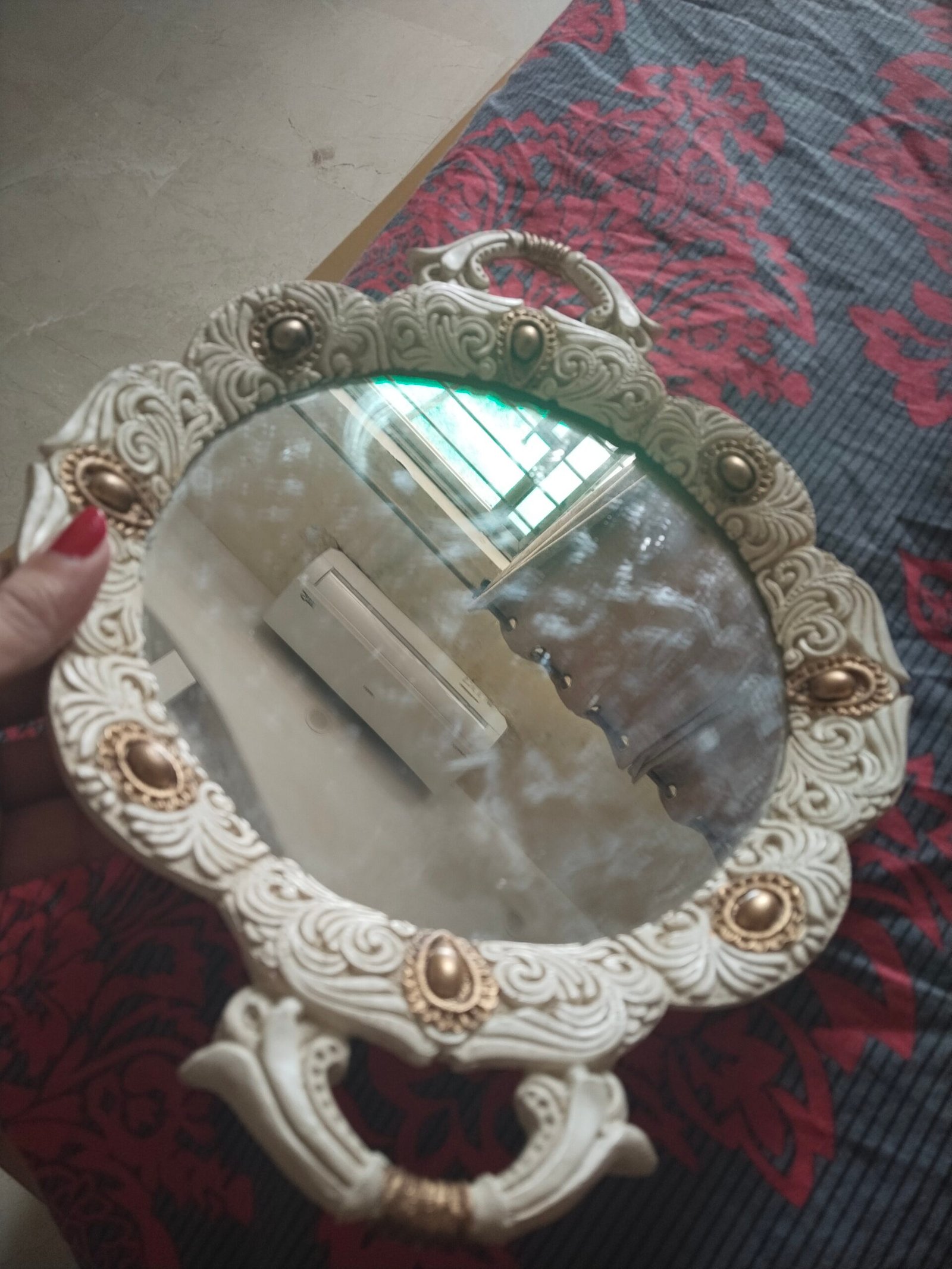 Mirror tray from kalmakar