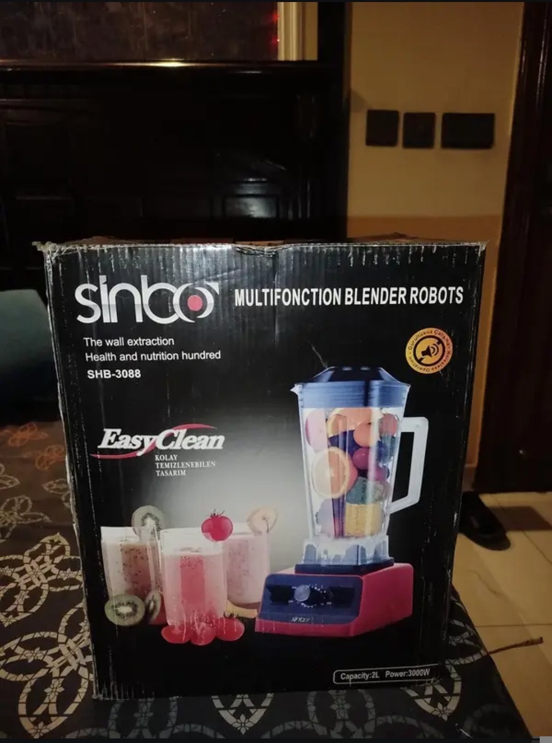 Brand New Sinbo SHB-3088 Commercial Blender & Juicer