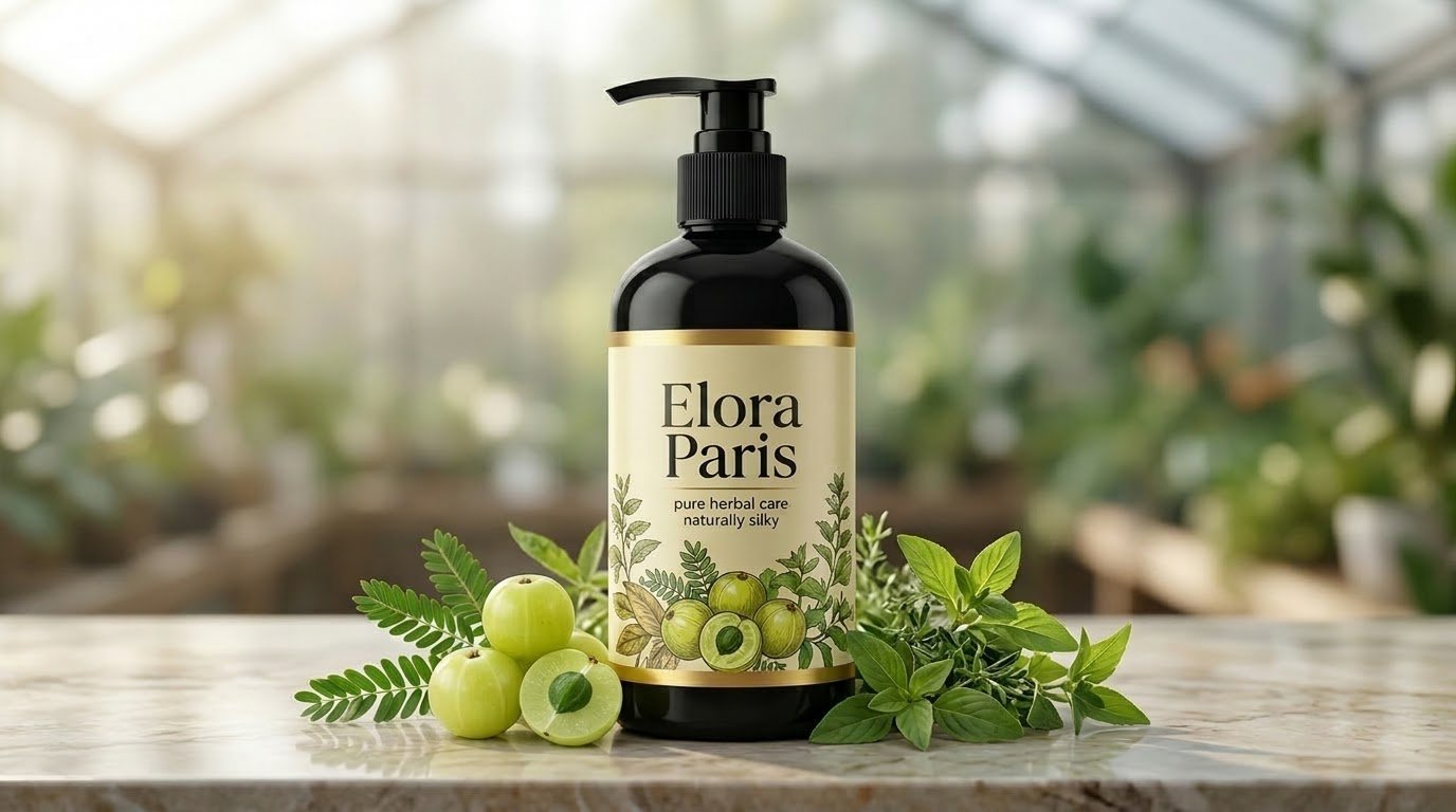 Elora Paris Herbal Shampoo – 100% Natural & Chemical Free