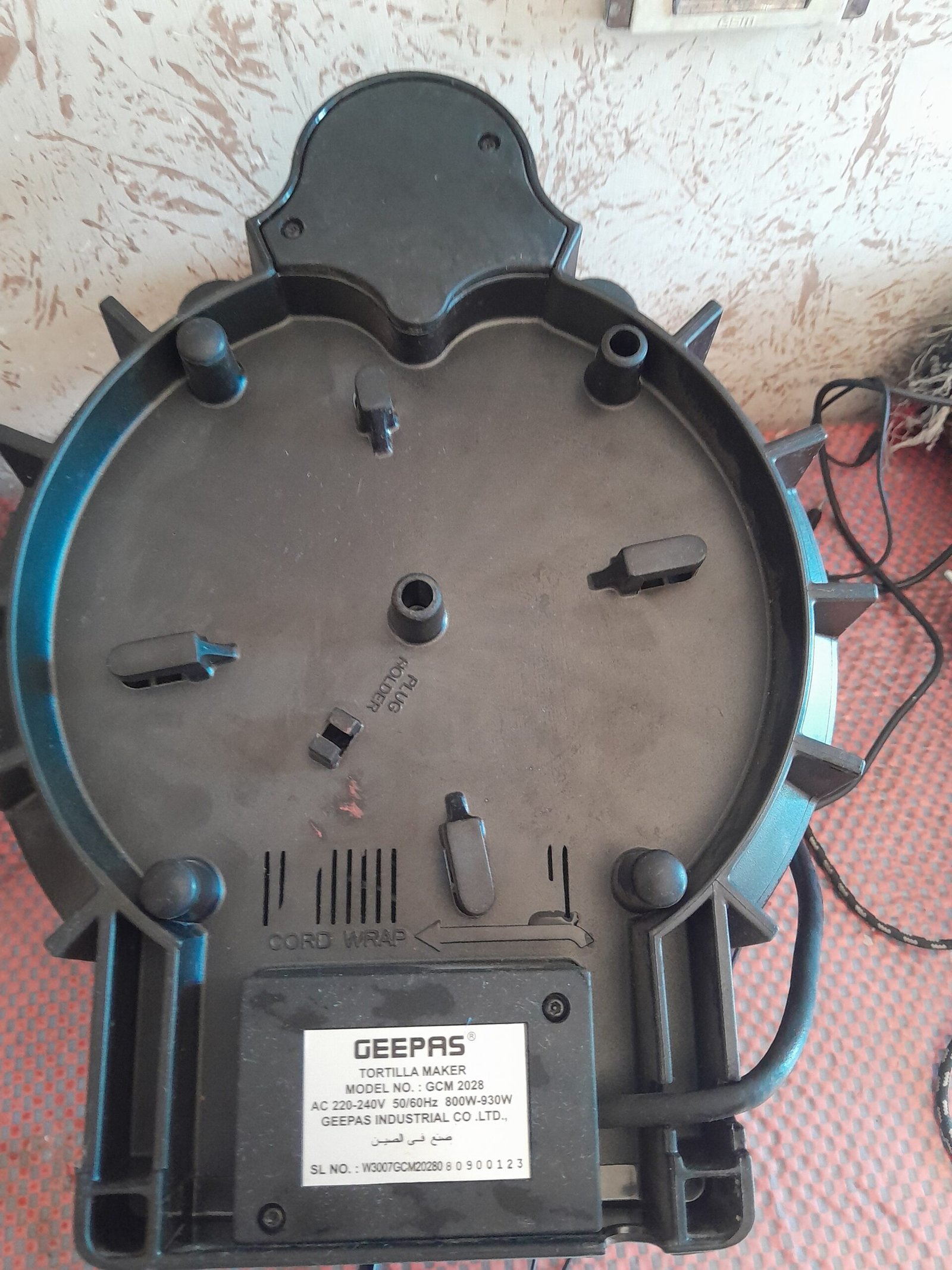 TORTILLA ROTI MAKER