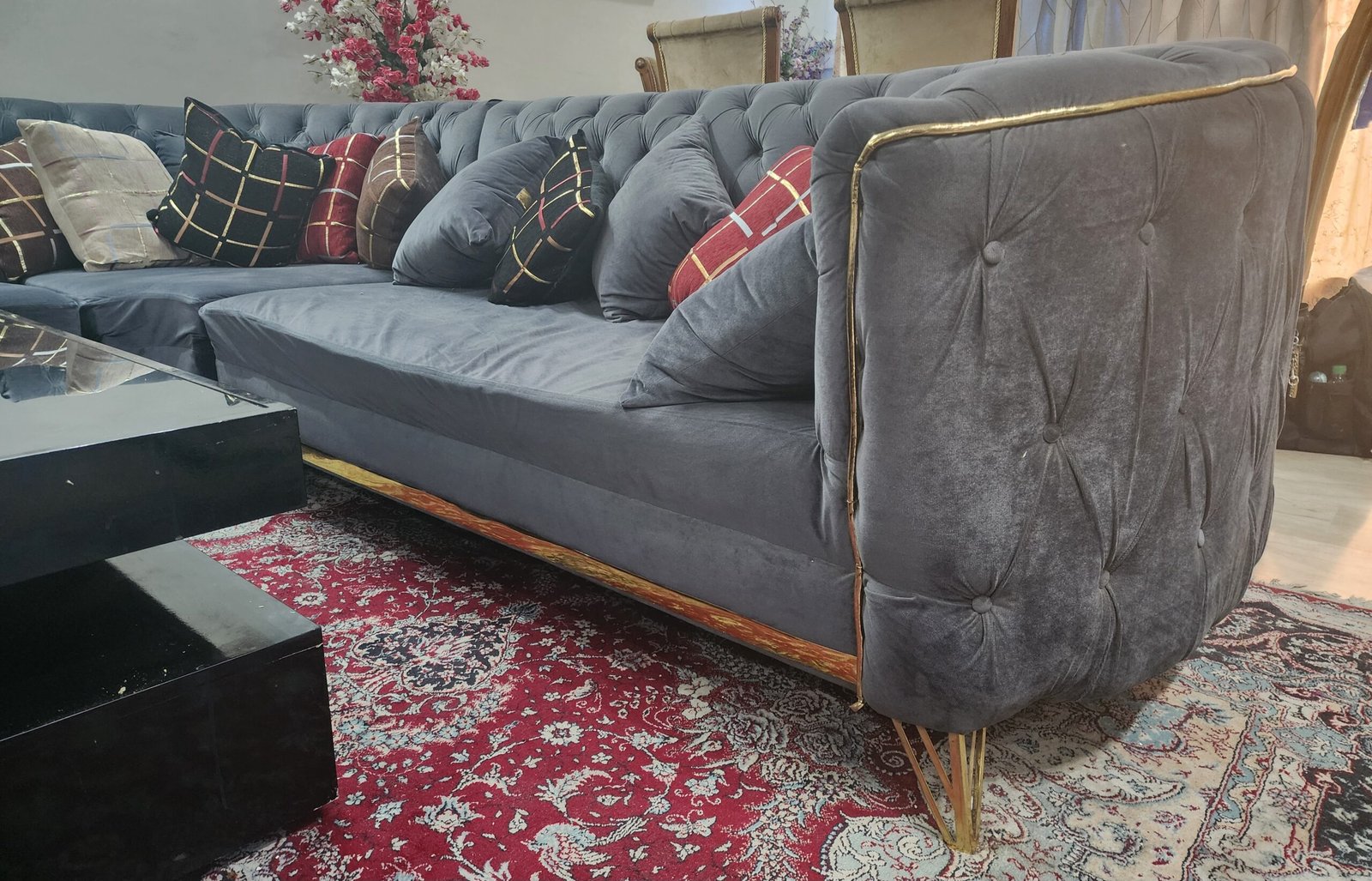 8 Seater L shape Sofa Set