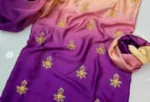 3 Pcs Women’s Silk Printed Unstitched Suit