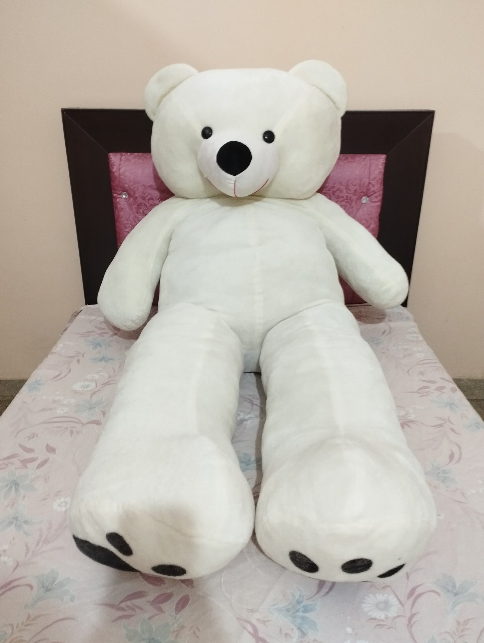 PREMIUM IMPORT QUALITY 6 FEET TEDDY BEAR (CREAM COLOR)