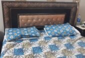 Doubble Bed side cabinet s and dressing.