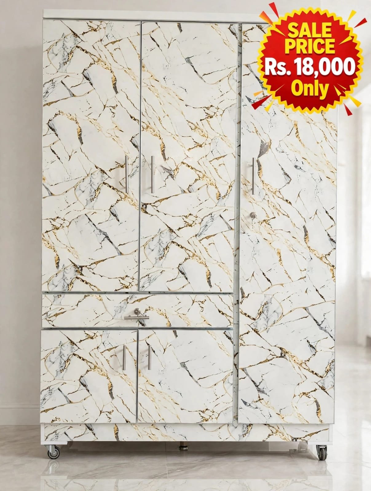 Almari cupboards Mini 3 Door new stylish