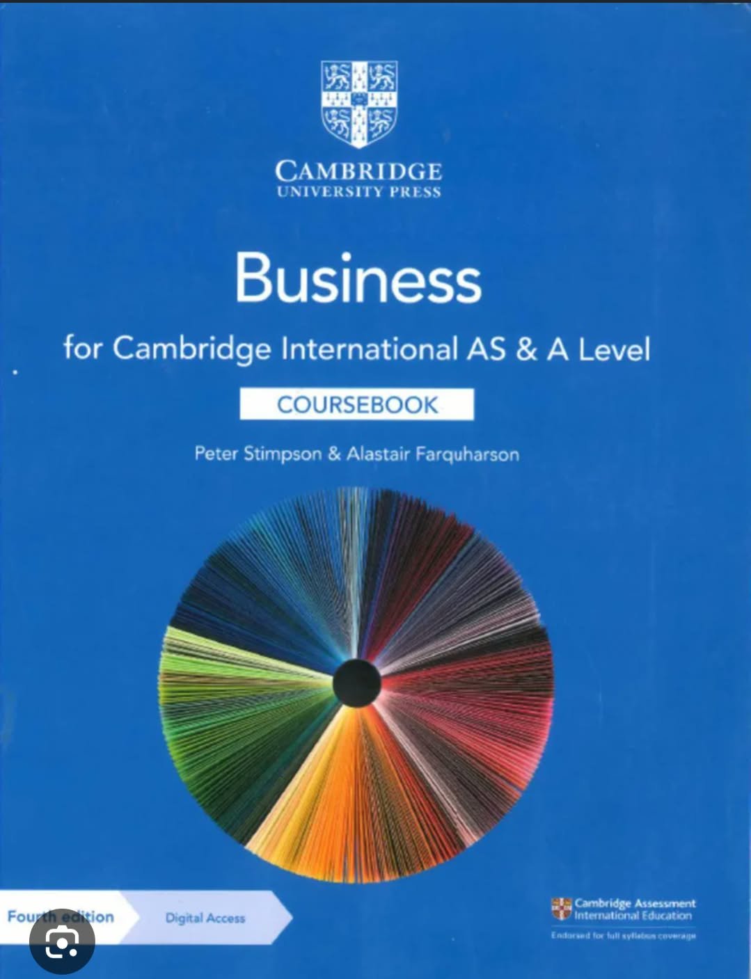 A-Levels Business Book