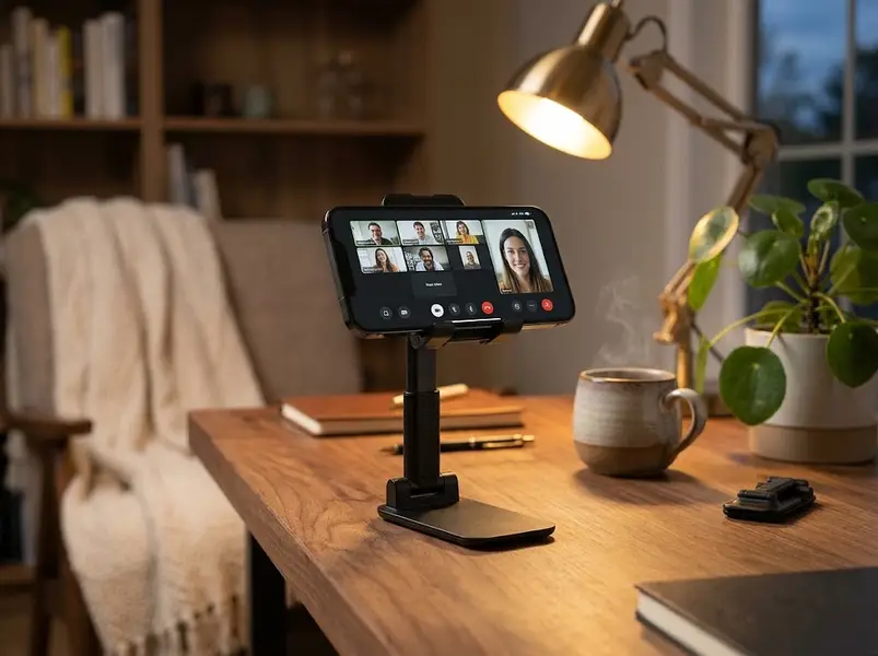 Phone & Tablet Stand – Foldable, Height & Angle Adjustable