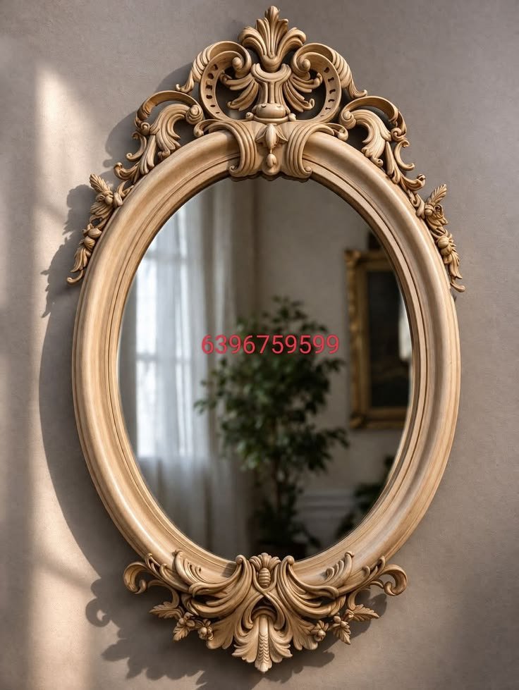 Wooden mirror frames