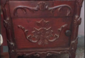 Wooden chanoti style Bed with dressing