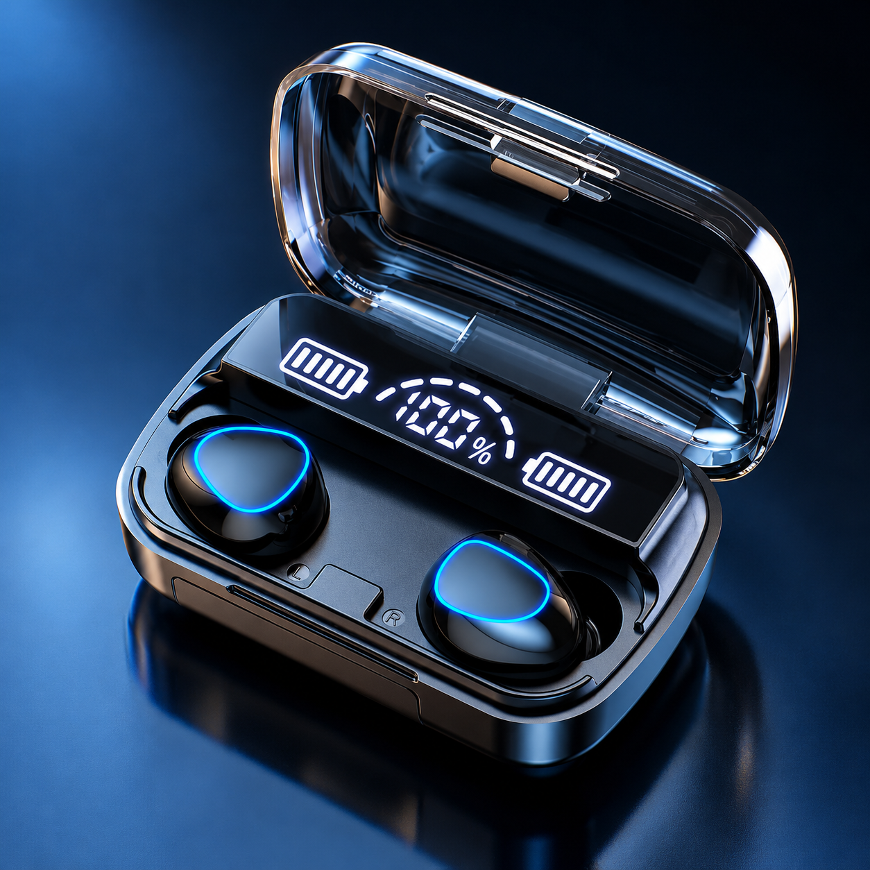 TWS Wireless Bluetooth 5.1 Earbuds with LED Digital Display