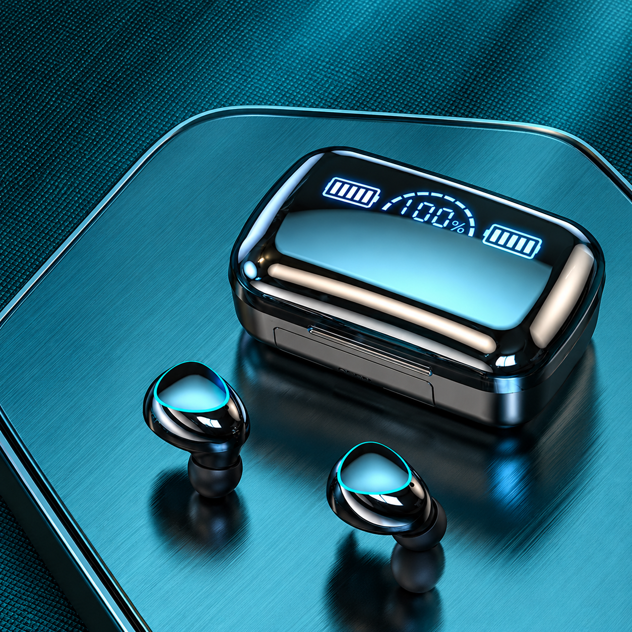 TWS Wireless Bluetooth 5.1 Earbuds with LED Digital Display