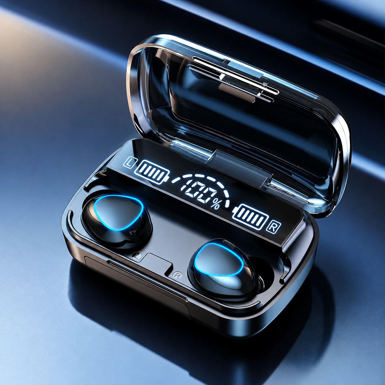 TWS Wireless Bluetooth 5.1 Earbuds with LED Digital Display