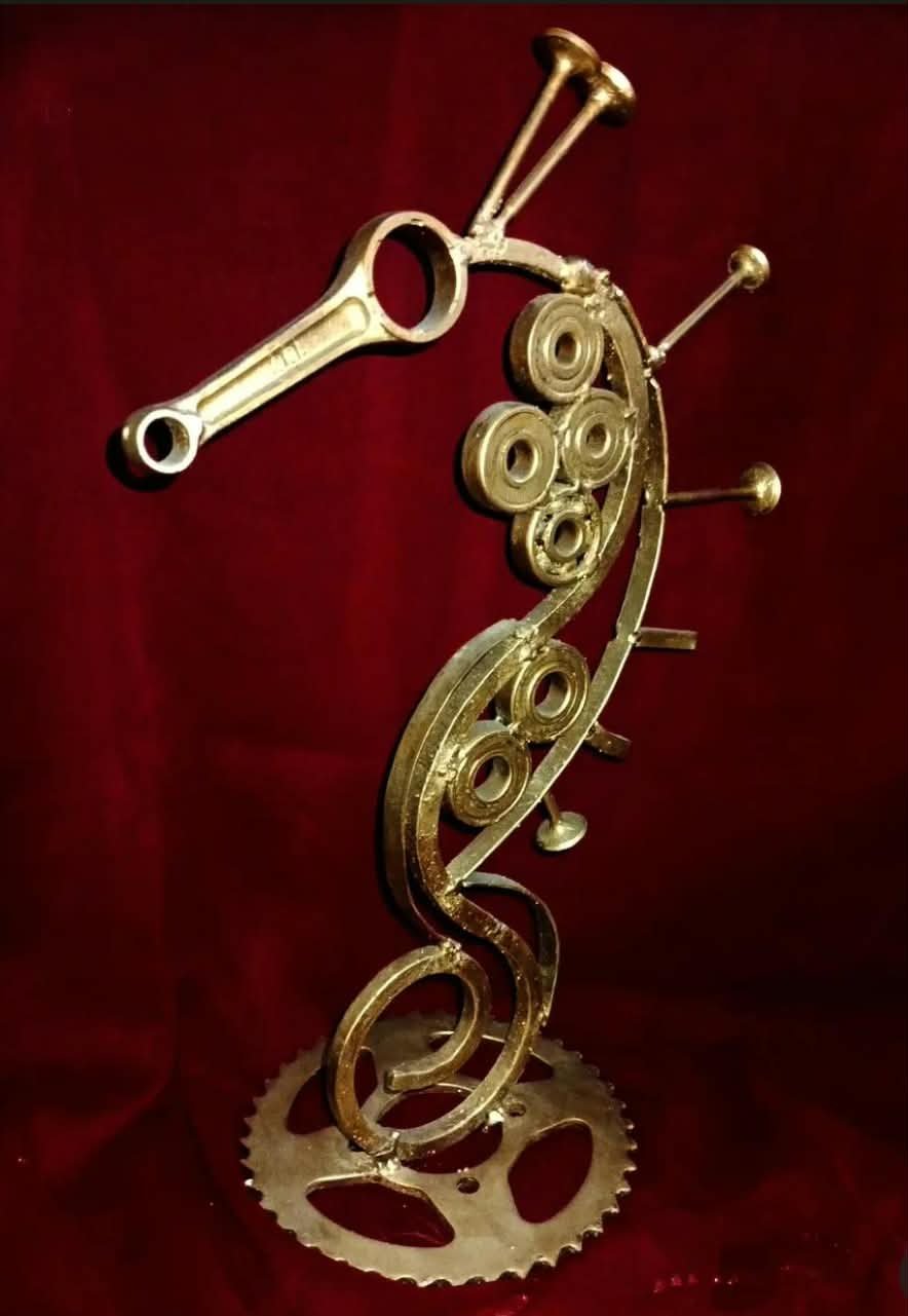 machanical modern sculpture