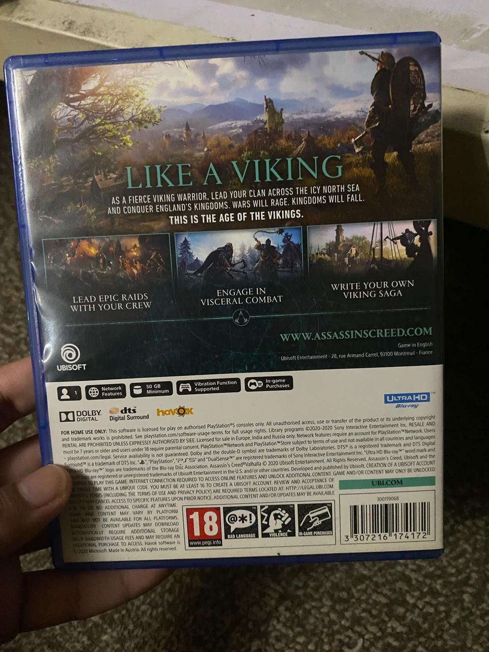 ASSASSIN’S CREED VALHALLA PS5 DISC