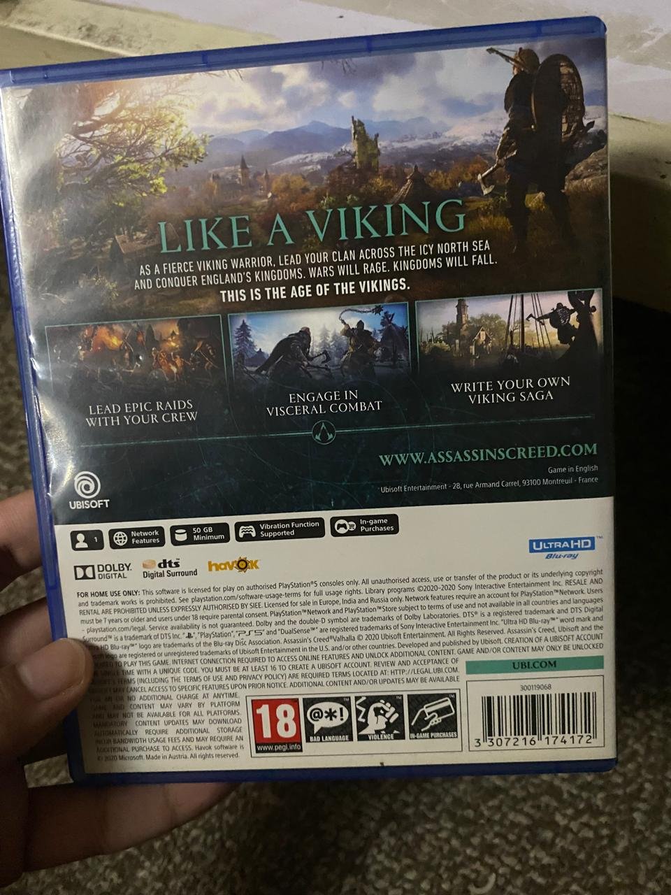 ASSASSIN’S CREED VALHALLA PS5 DISC