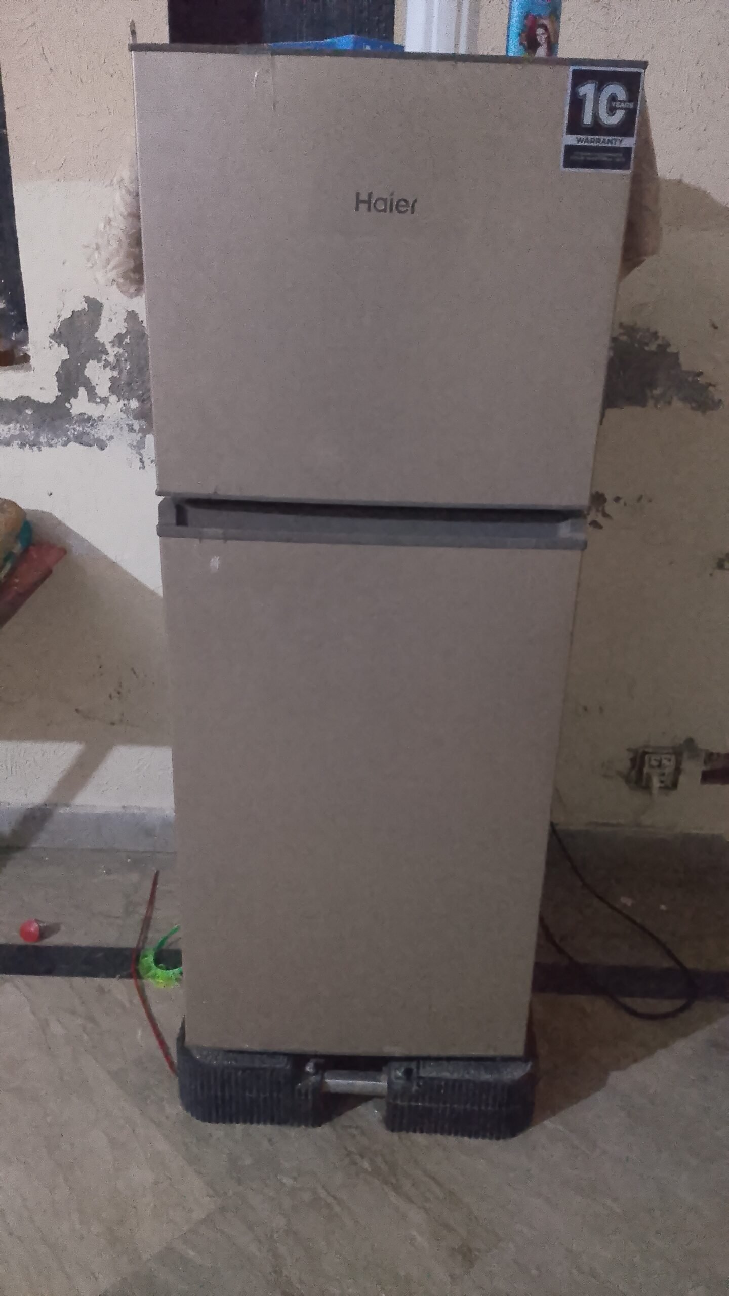 Haier frigh small 2 door for sale 8 month used