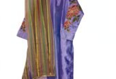 Lavender Shamoz Silk 2pc Embroidered – Small Size