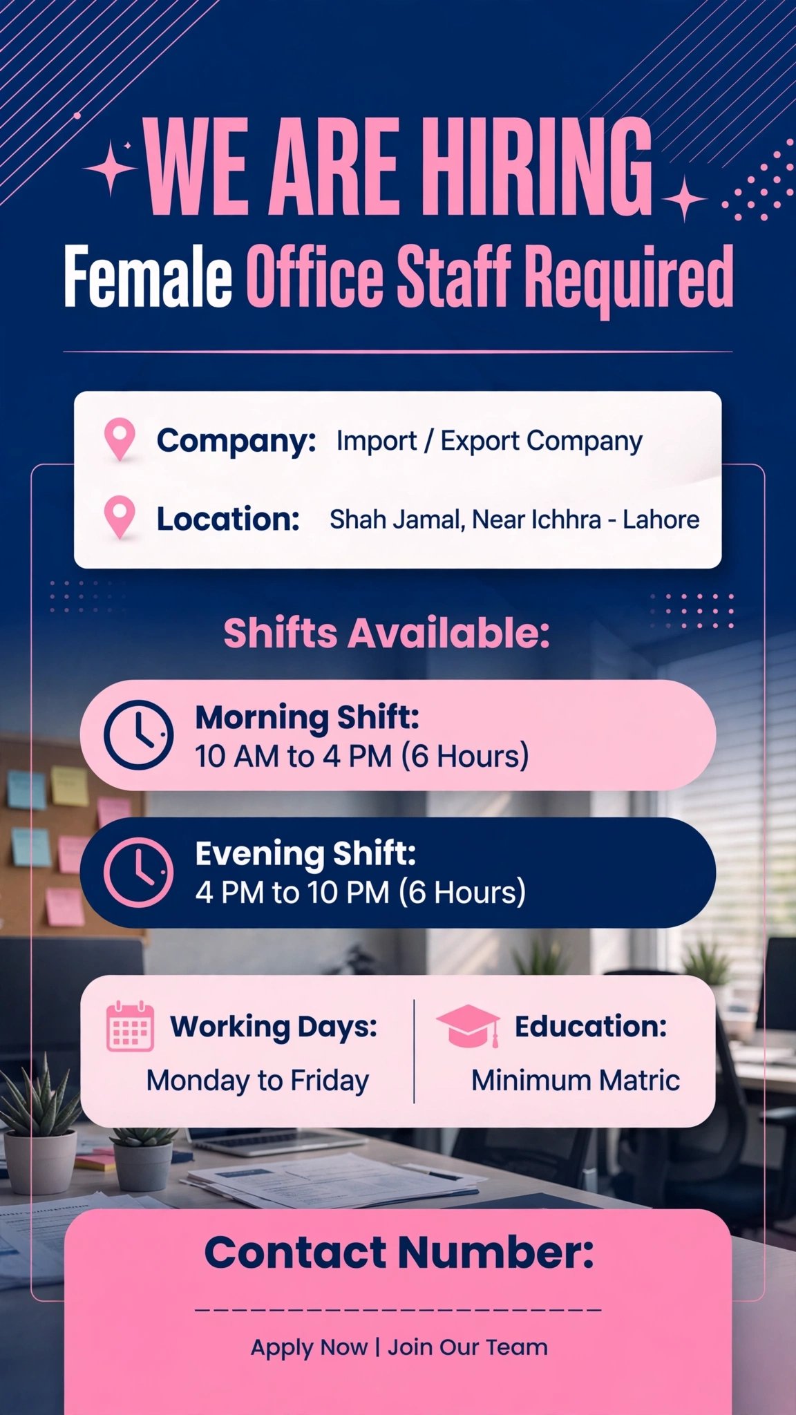 Female office staff