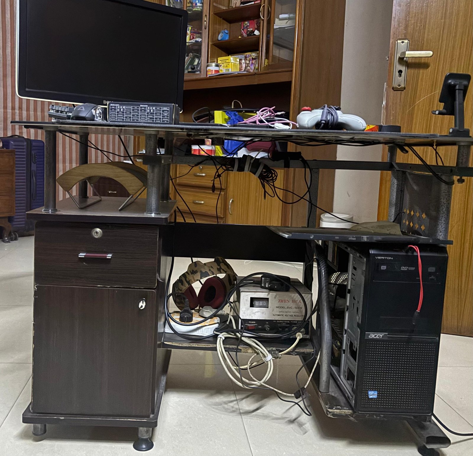 Gaming table with extra storage only table