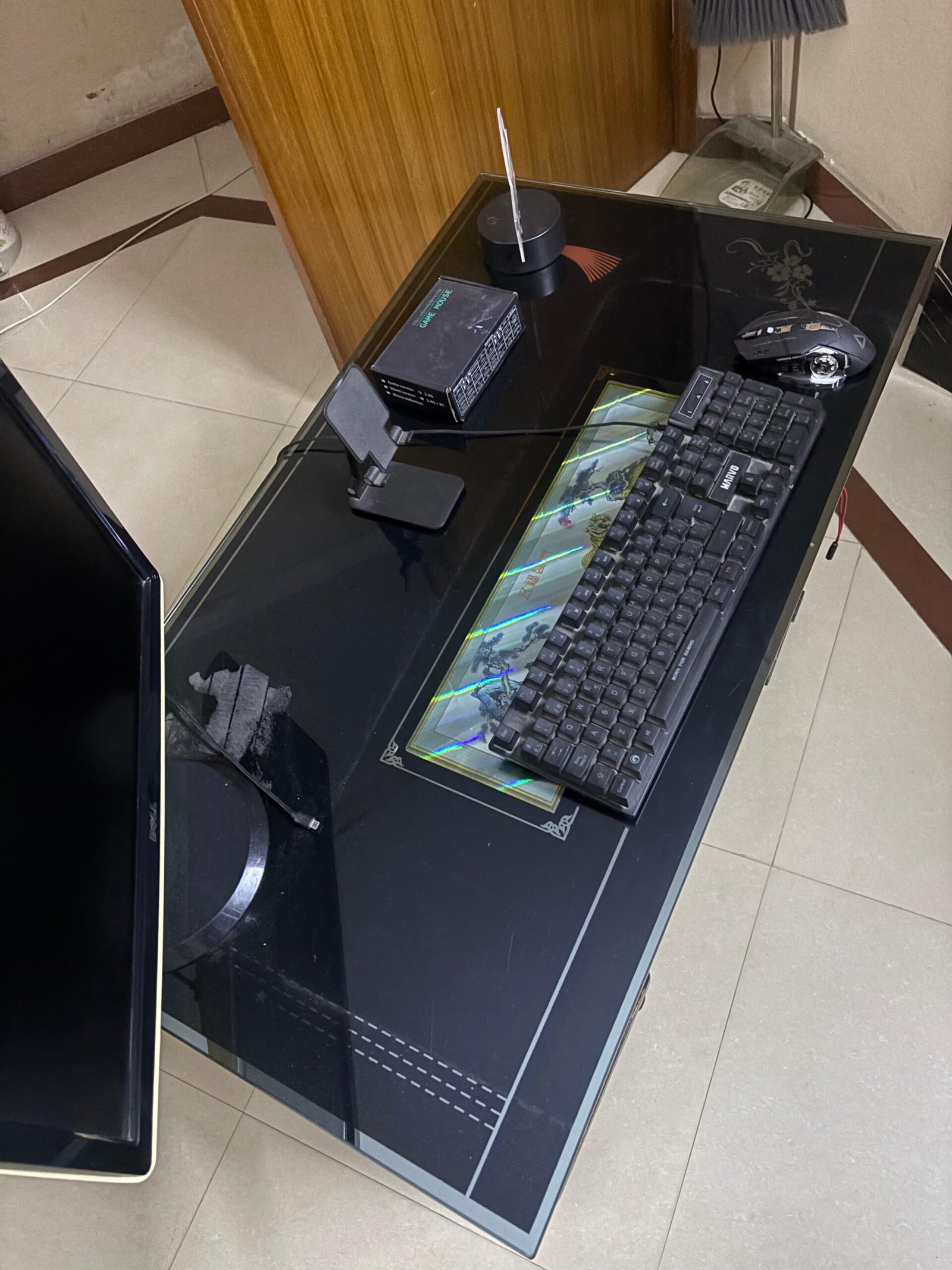 Gaming table with extra storage only table