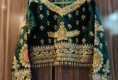 Heavy bridal embroidered lehnga 3pc