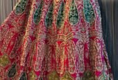Heavy bridal embroidered lehnga 3pc
