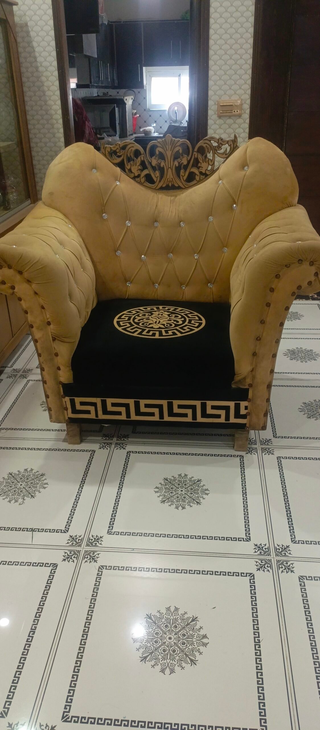 Complete Jahez Furniture Set for Sale – Bed, Wardrobe, Sofa