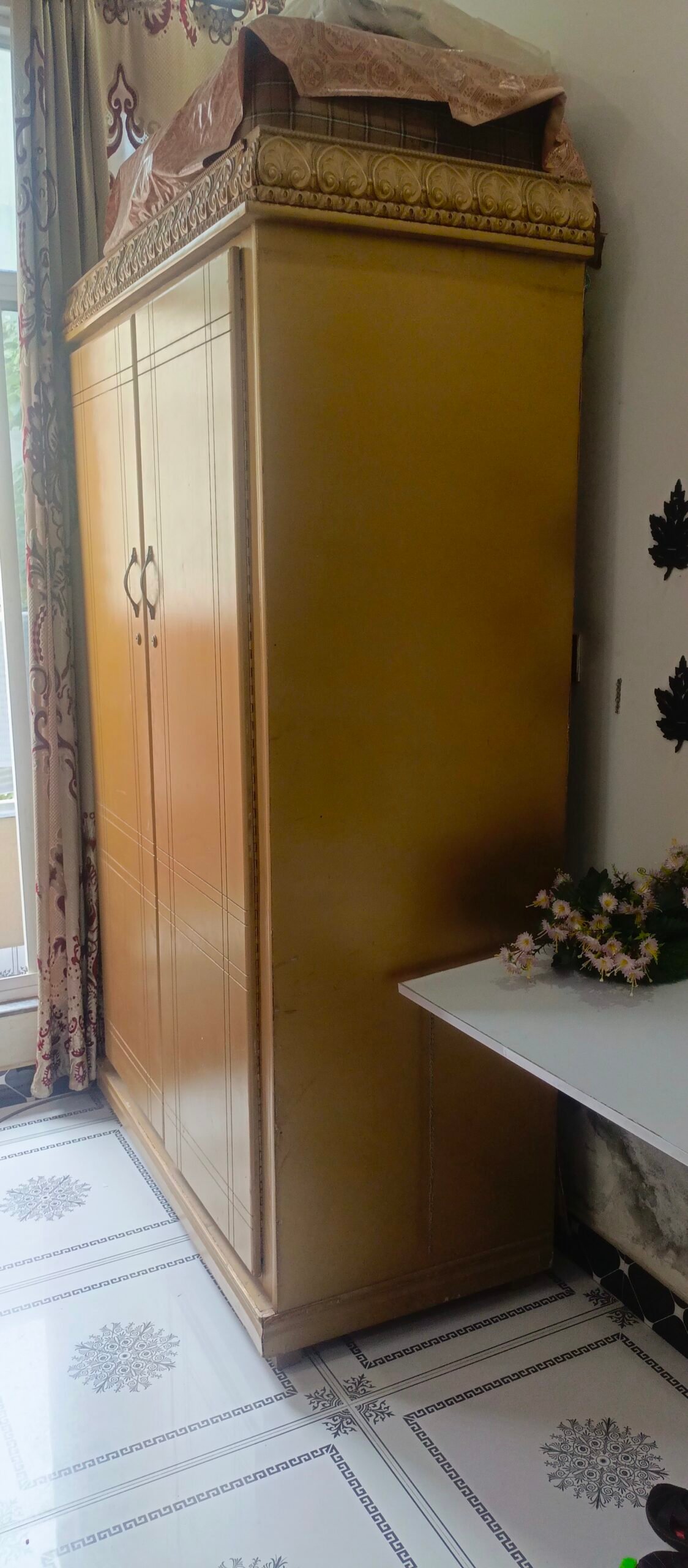 Complete Jahez Furniture Set for Sale – Bed, Wardrobe, Sofa
