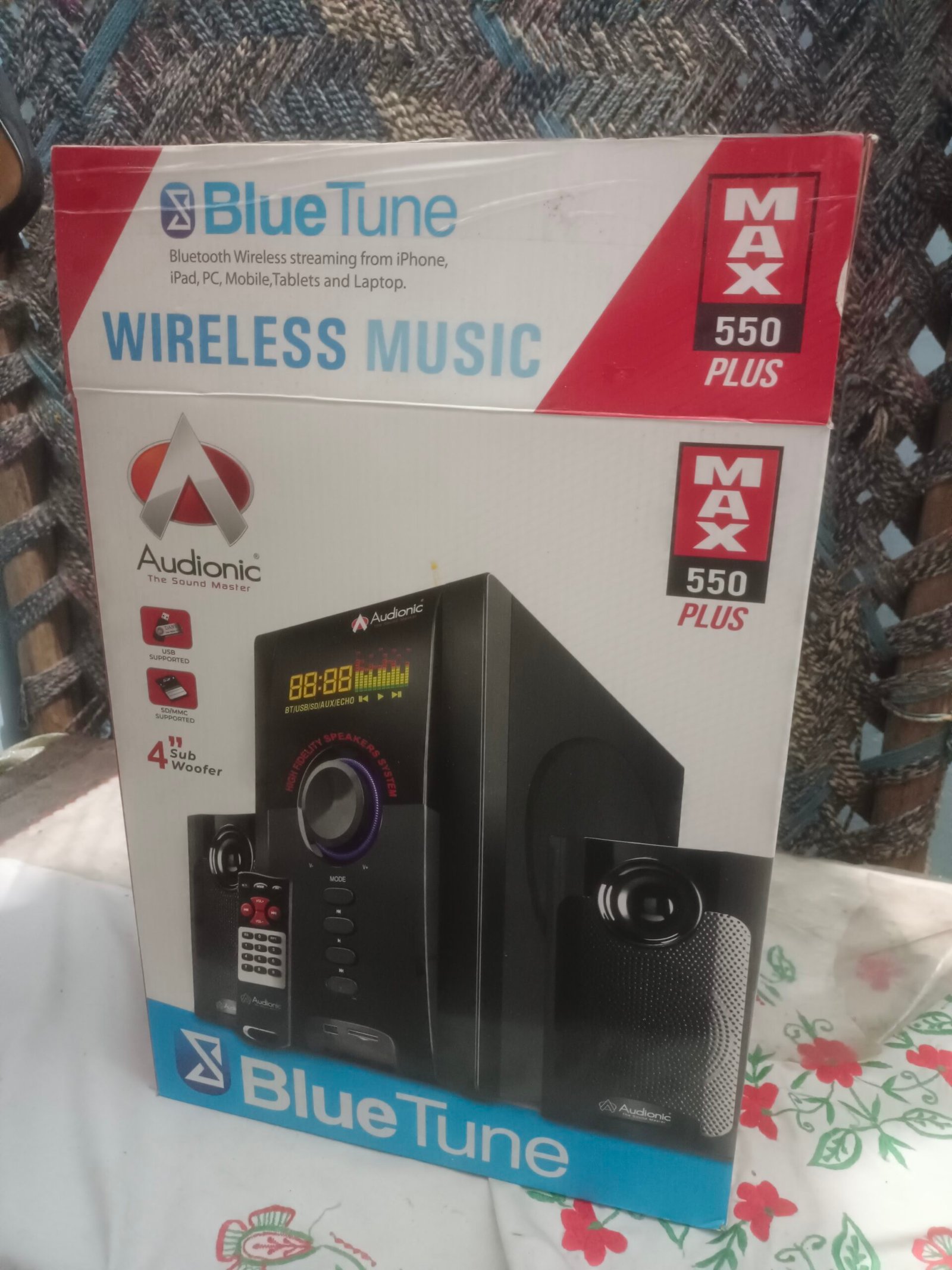 Audionic Bass Woofer with Speakers