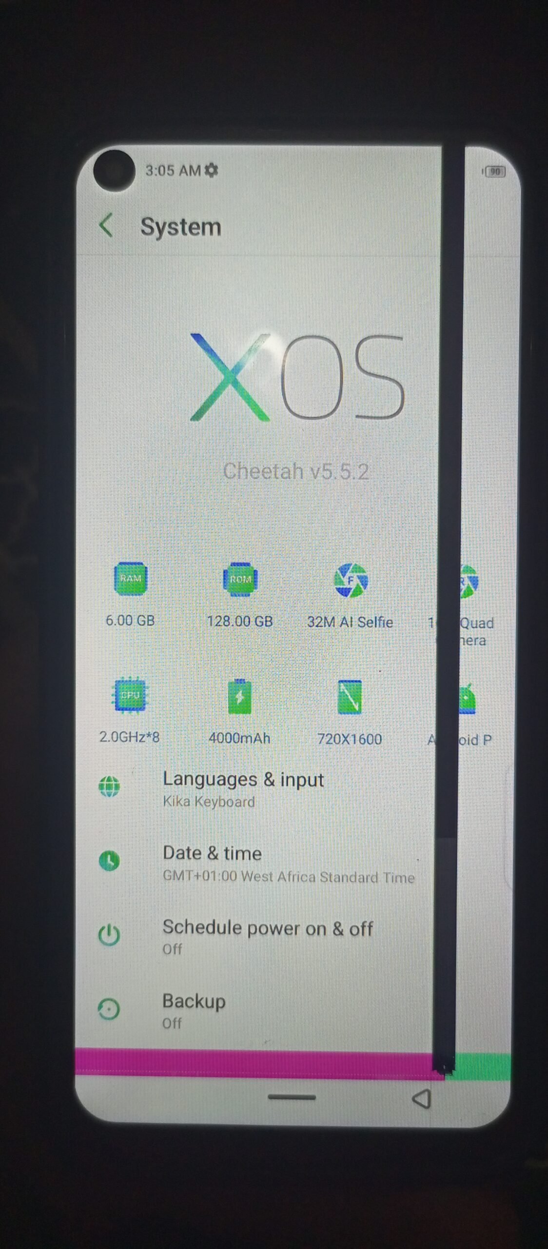 Infinix s5
