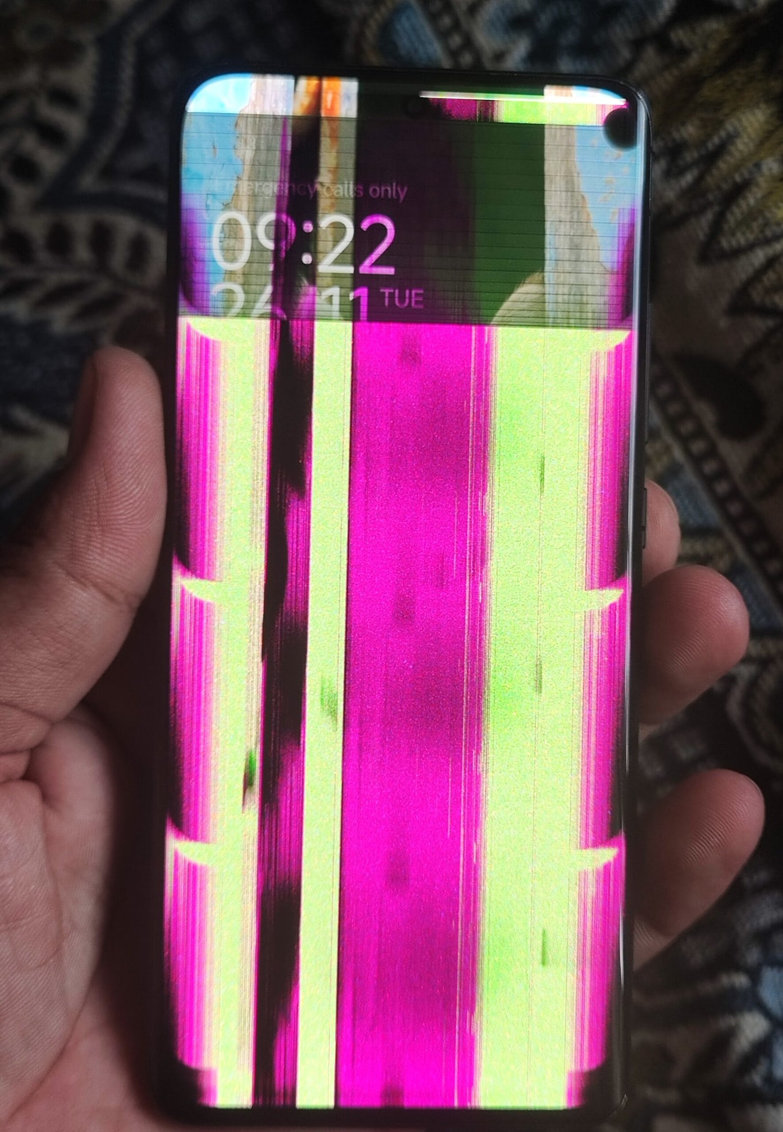 Xiaomi 12x panel damaged
