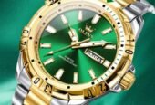 Luxury stainless steel waterproof with date different colour