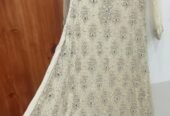 Luxury Ivory Embroidered Maxi – Elegant 3-Piece Formal Wear
