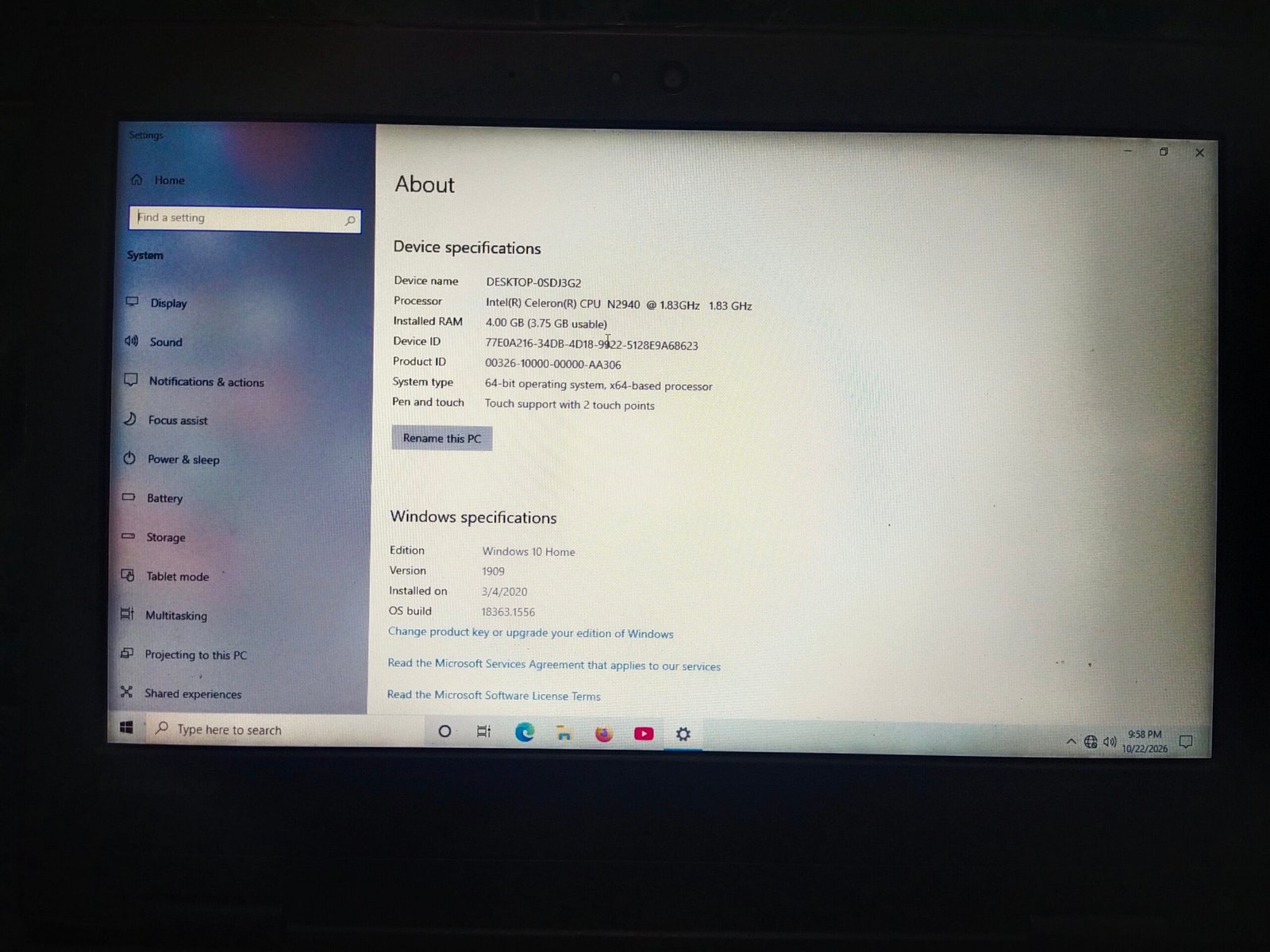Lenovo 11e leptop