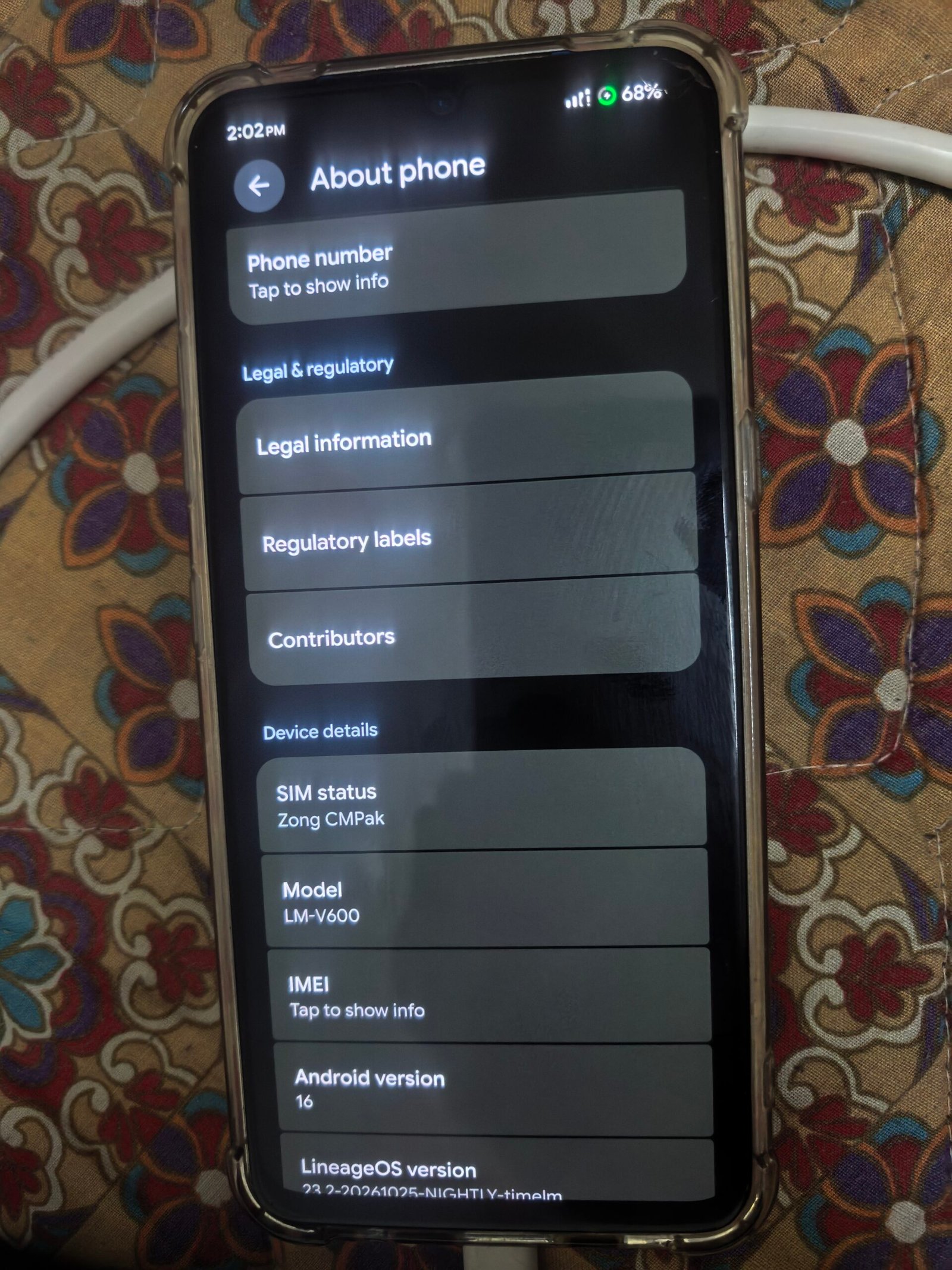 LG V60 ThinQ 5G PTA Approved