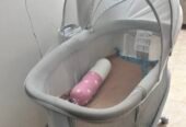 Baby swing bedside bassinet