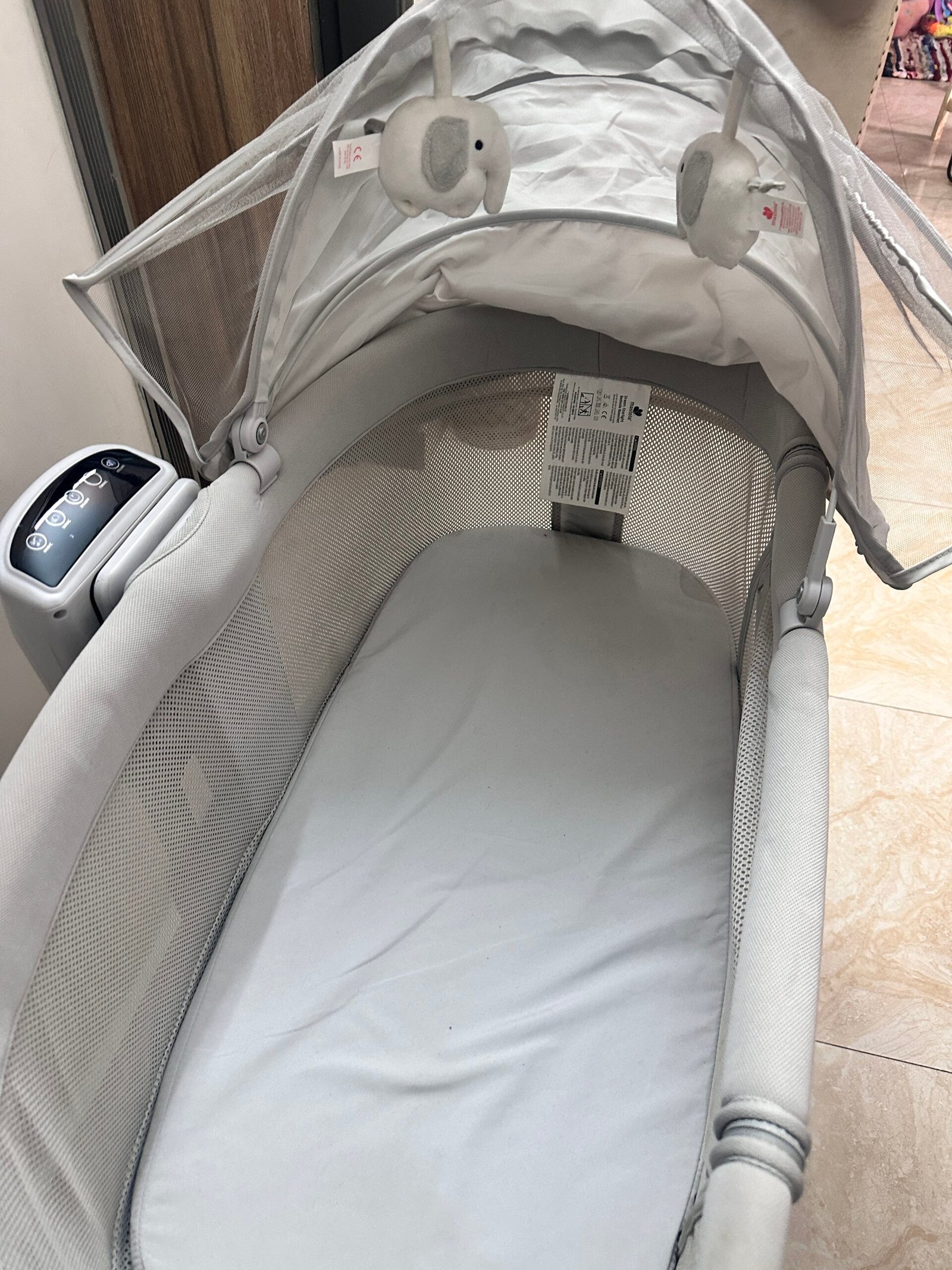 Baby swing bedside bassinet