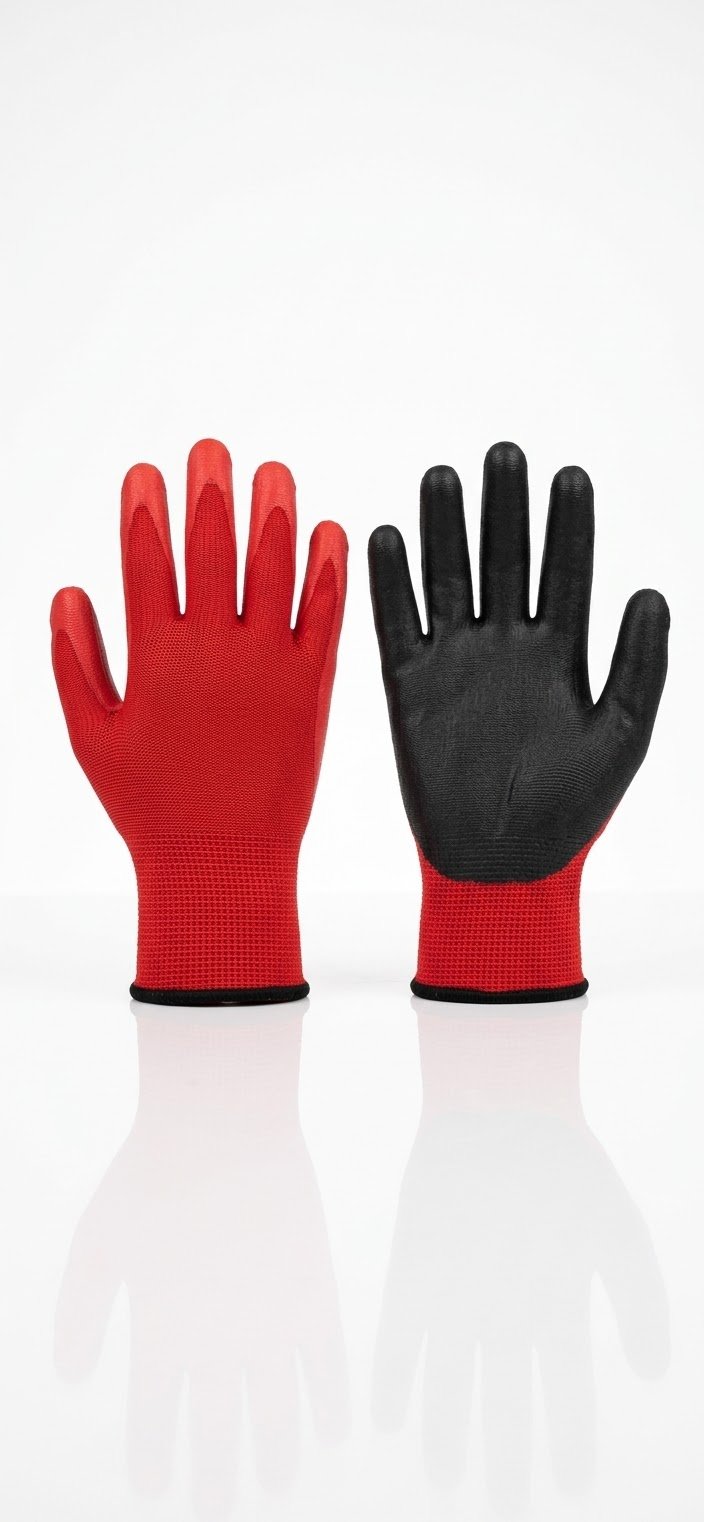 New Protective Anti Cut red Hand Gloves