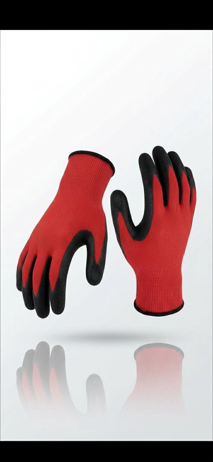 New Protective Anti Cut red Hand Gloves